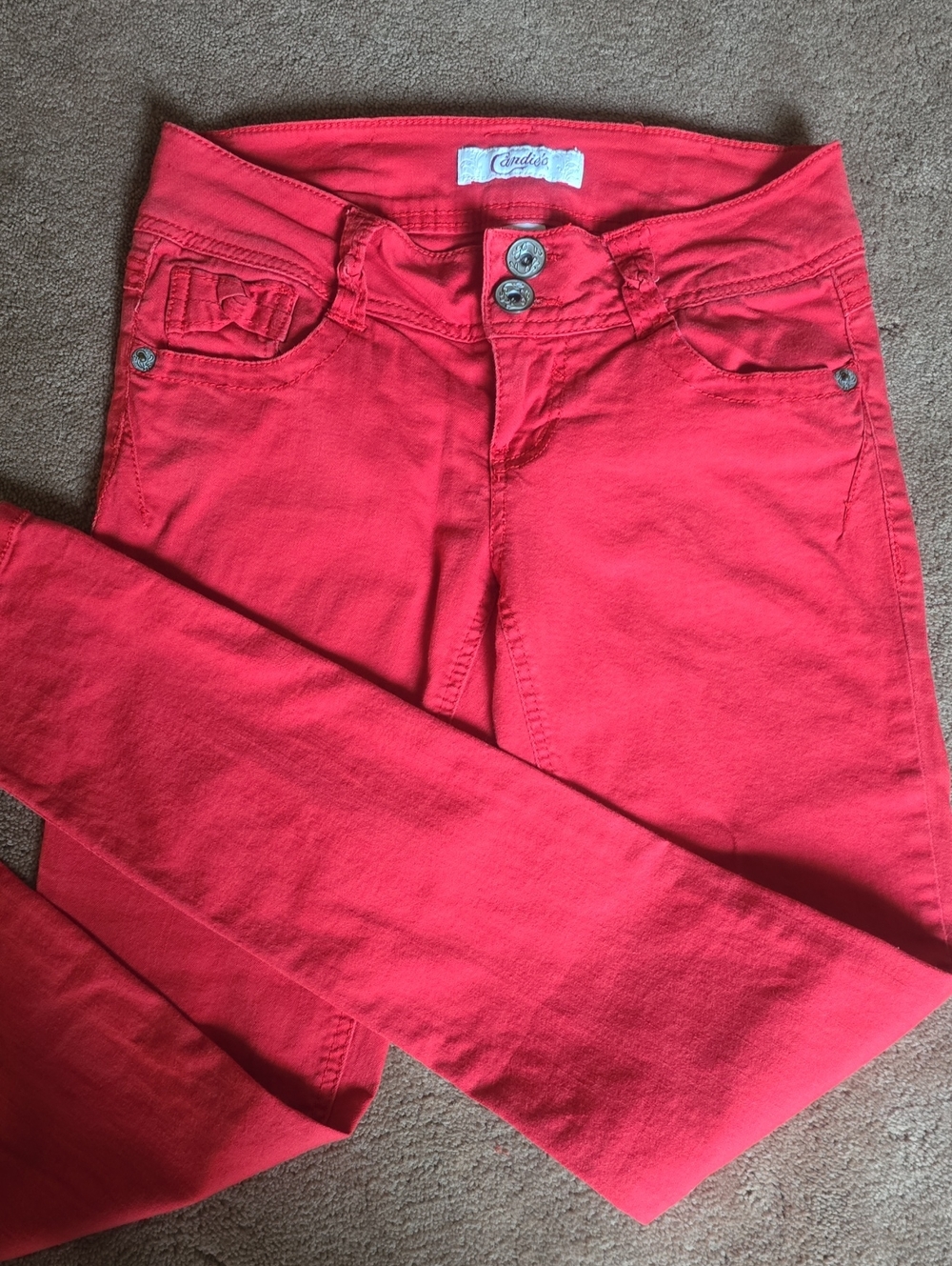 Sz 3 Red,Candie's, Skinny Women’s Jeans